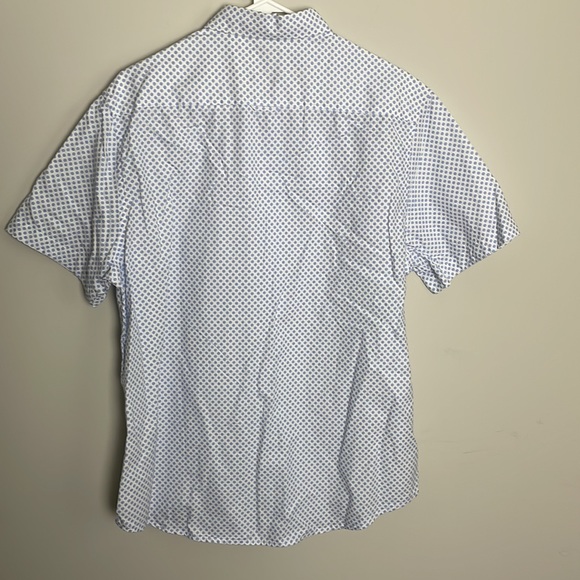 Denim & Flower Ricky Singh Slim Fit Casual Button Down Short Sleeve- size Large - Picture 2 of 12